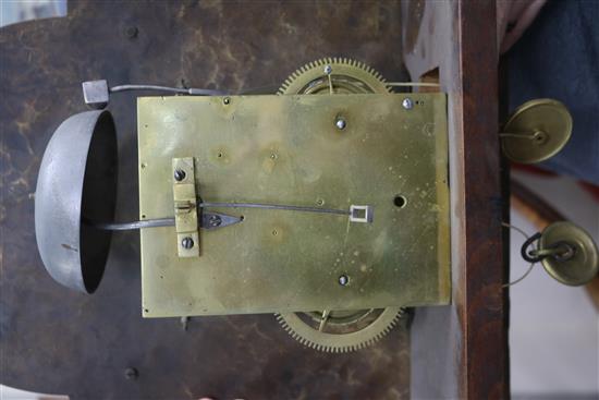 A mahogany longcase clock, the eight-day movement with brass dial by Philip Polkinghorn, St Austle, 200cm